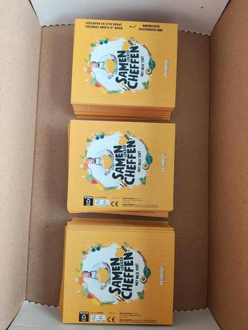 Ongeveer 97 ongeopende kaartjes 'Samen lekker Cheffen' beschikbaar voor biedingen