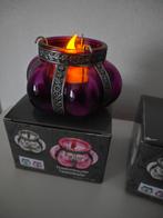 Waxinelichtjes 2 stuks, Huis en Inrichting, Ophalen of Verzenden, Overige materialen, Minder dan 25 cm