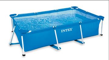 Intex zwembad compleet met tegels en pomp. beschikbaar voor biedingen