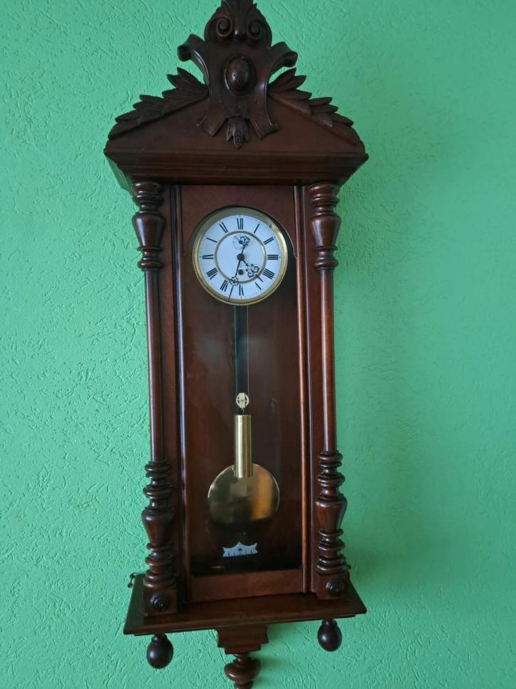 Prachtige Gustav Becker 1 gewichter, Antiek en Kunst, Antiek | Klokken, Ophalen of Verzenden