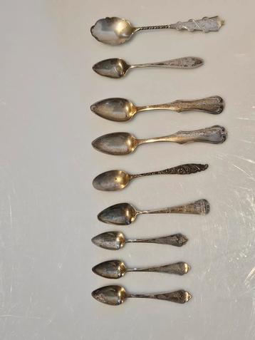 Antieke zilveren lepeltjes - Bestek zilver beschikbaar voor biedingen