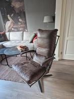 Mooie bruin leren draaistoel., Huis en Inrichting, Stoelen, Ophalen of Verzenden, Zo goed als nieuw
