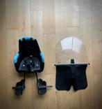 Bobike fiets kinder stoeltje voor + windscherm, Voetsteuntjes, 0 t/m 18 kg, Voorzitje, Ophalen of Verzenden