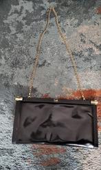 Ted Lapidus zwart leren schoudertas clutch gratis verzenden, Verzenden, Zo goed als nieuw, Zwart, Leer