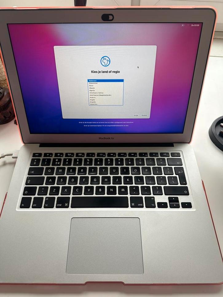 Apple macbook air 2017 monterey zilver, Computers en Software, Apple Macbooks, Gebruikt, MacBook Air, 13 inch, 2 tot 3 Ghz, Ophalen of Verzenden