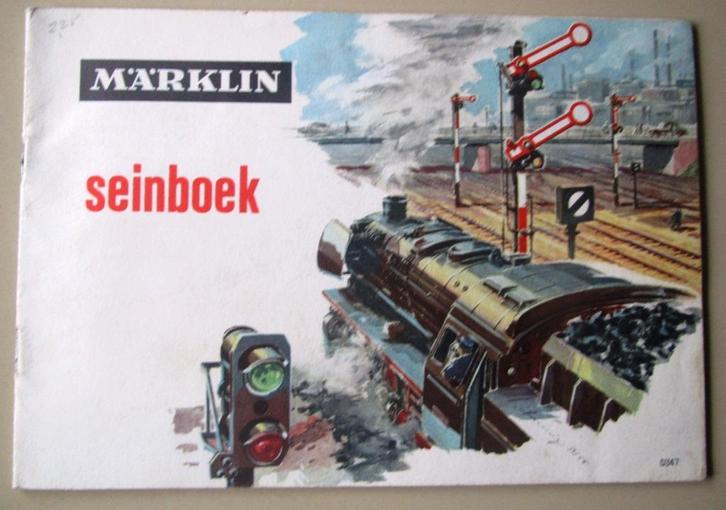 Märklin H0 0347 seinboek NL 1960 7036 t/m 7043, Hobby en Vrije tijd, Modeltreinen | H0, Gebruikt, Boek, Tijdschrift of Catalogus