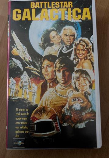 Battlestar Galactica VHS - Science Fiction Klassieker beschikbaar voor biedingen