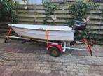 Ryds polyester boot met Suzuki 6pk + trailer, Watersport en Boten, Vis- en Consoleboten, Ophalen, Gebruikt, Tot 10 pk, Minder dan 3 meter