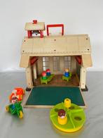 Fisher Price Play Family School nr.923/1971, Kinderen en Baby's, Speelgoed | Fisher-Price, Speelset, Met geluid, Gebruikt, Ophalen of Verzenden