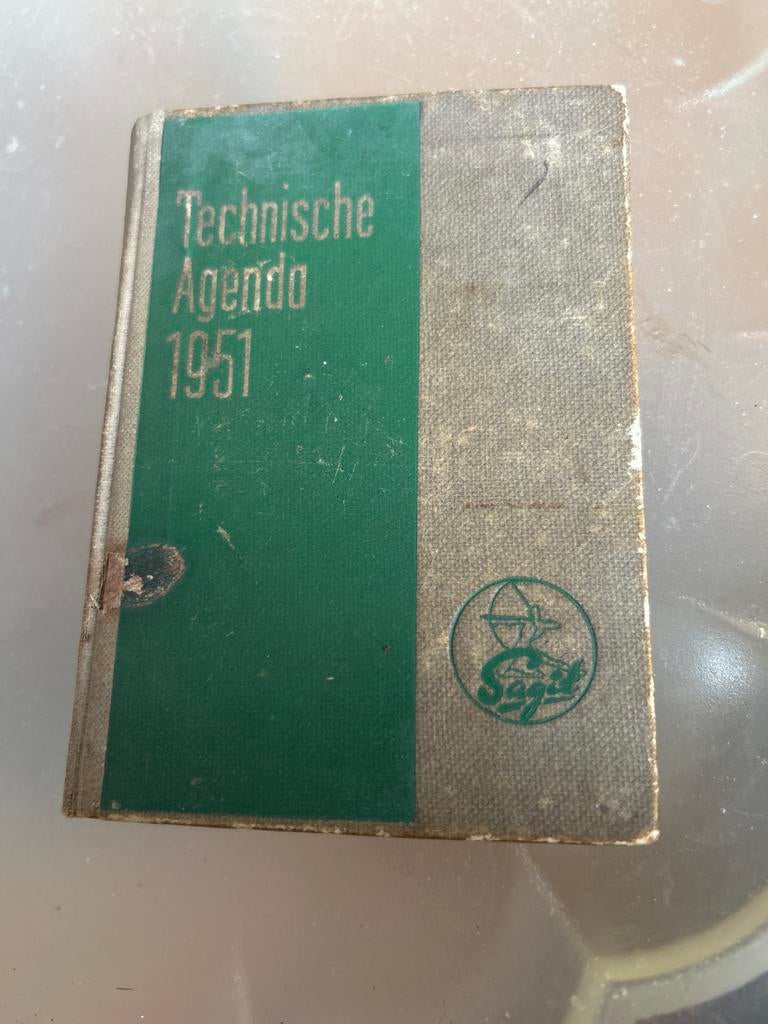 Vintage Technische Agenda 1951, Ophalen of Verzenden