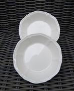 Wedgwood QUEENS PLAIN  Compote schaaltjes Ø 13 cm puntgaaf, Ophalen of Verzenden, Wedgwood, Aardewerk, Schaal of Schalen