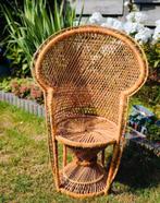 Vintage/ kinder/Pop rotan Pauw stoel, Ophalen