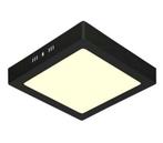 3x  LED Downlight - 18W - Warm Wit 3000K - Mat Zwart - 225mm, Ophalen of Verzenden, Nieuw, Kunststof, Vierkant/Opbouw