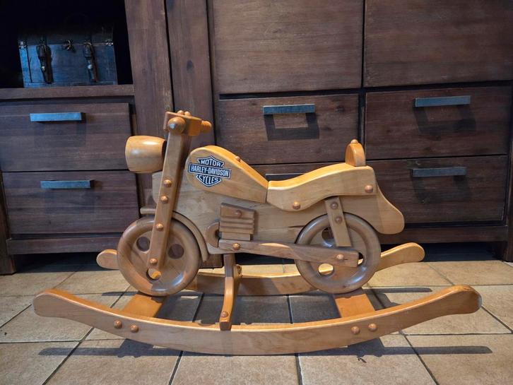 Hobbemotor Harley Davidson Schommelmotor, Kinderen en Baby's, Speelgoed | Hobbelfiguren, Gebruikt, Ophalen