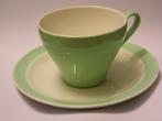 pastelgroen kopje societe ceramique, Antiek en Kunst, Antiek | Servies los, Verzenden