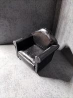 Lederen fauteuil 1:12, Verzamelen, Poppenhuizen en Toebehoren, Ophalen of Verzenden, Zo goed als nieuw, Poppenhuis