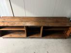 Steigerhout TV meubel - dressoir - cognac, Huis en Inrichting, Kasten | Televisiemeubels, Ophalen, Landelijk, 200 cm of meer, Minder dan 100 cm