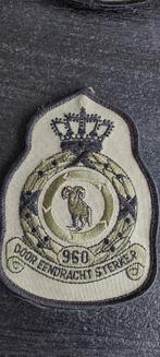 Mouwembleem 960 Squadron Koninklijke luchtmacht, Embleem of Badge, Nederland, Luchtmacht, Ophalen of Verzenden
