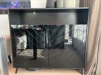 Zwart Dressoir / Black Dressior, Ophalen, 100 tot 150 cm, Zo goed als nieuw, Glans deure