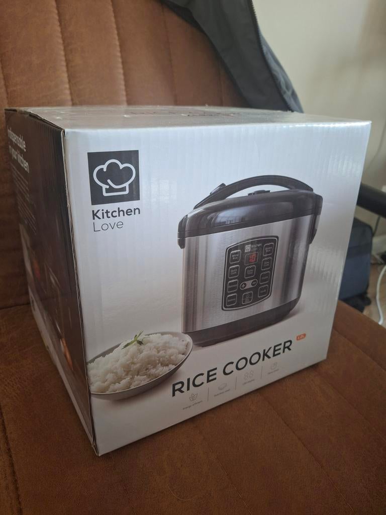 Kitchen Love rice cooker 1.2 L 2 tot 5 personen, Ophalen of Verzenden, Nieuw