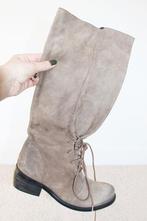 Mooie Suede Bronx Veterlaarzen -s11 (Maat 38) € 55,-, Kleding | Dames, Schoenen, Hoge laarzen, Bronx, Overige kleuren, Ophalen of Verzenden