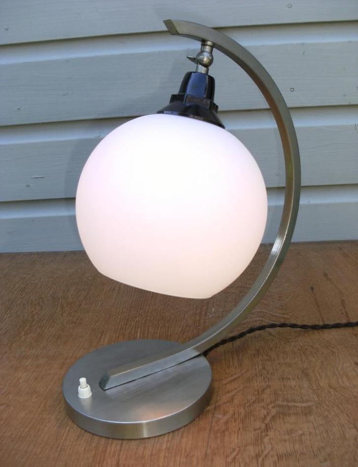 Art Deco bureaulamp, Antiek en Kunst, Antiek | Lampen, Ophalen of Verzenden