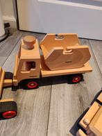 Fagus houten vuilniswagen, Ophalen of Verzenden, Zo goed als nieuw