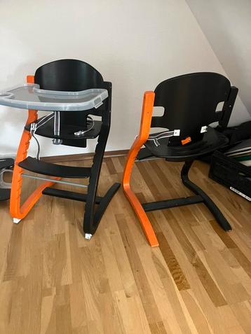 Twee (ling) kinderstoelen. Stoere kleuren! beschikbaar voor biedingen