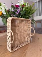 Nieuwe dienblad natuurlijk vezel, Huis en Inrichting, Woonaccessoires | Dienbladen, Ophalen of Verzenden, Nieuw, Vierkant, Hout