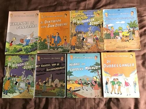 8 uitgaves van Piet Pienter en Bert Bibber door Pom, Boeken, Stripboeken, Gelezen, Meerdere stripboeken, Ophalen of Verzenden