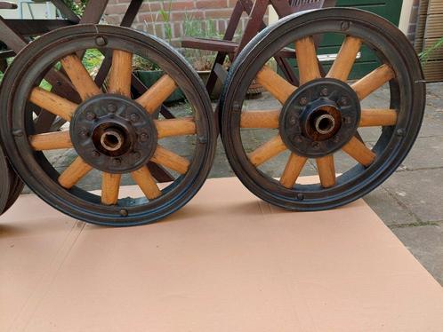 4 Amerikaanse spaakwielen ca. 1920 ClevWeld (€750/ruilen), Antiek en Kunst, Kunst | Overige Kunst, Ophalen