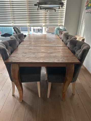 TeakHouten eettafel beschikbaar voor biedingen