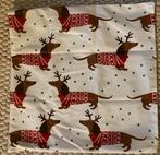 Teckel kersttrui rendiergewei kerst print kussenhoes Nieuw, Ophalen of Verzenden, Nieuw