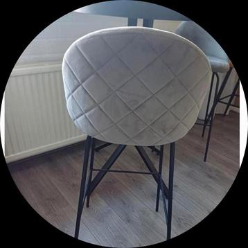 Nette barkrukken (2 stuks) - Zithoogte 70cm