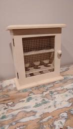 Wit Brocante Eierkastje, Minder dan 50 cm, Ophalen of Verzenden, Minder dan 25 cm, Minder dan 100 cm