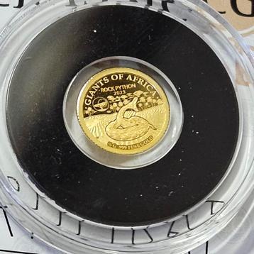 0.5 gram gouden proof munt beschikbaar voor biedingen