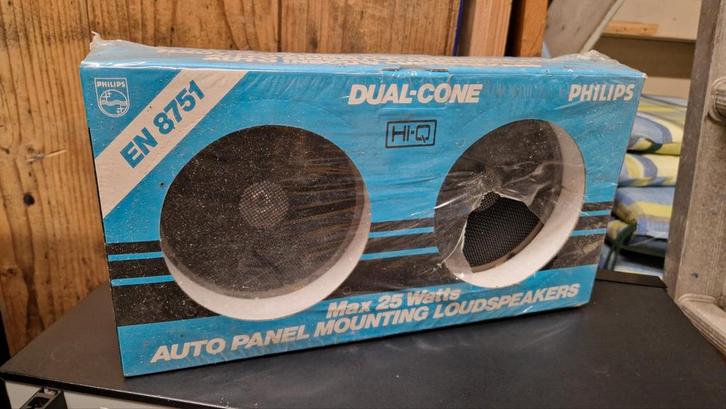 Vintage Philips EN-8751 autospeaker, nieuw in verpakking NOS, Auto diversen, Autospeakers, Nieuw, Ophalen of Verzenden