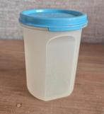 Tupperware Ruimtespaarder rond 440ML (licht) Blauw deksel, Huis en Inrichting, Ophalen of Verzenden, Blauw, Overige typen