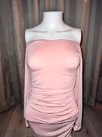 Strapless jurk, Maat 34 (XS) of kleiner, Knielengte, Ophalen of Verzenden, Roze