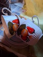 Vintage Monopoli Kopjes en Schotels, Gebruikt, Ophalen of Verzenden, Overige stijlen, Kop(pen) en/of Schotel(s)