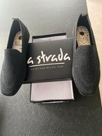 Te koop La Strada damesschoenen zwart, maat 39, ongedragen, Nieuw, Instappers, Zwart, Ophalen