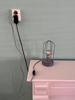 Mooi industrieel lampje met CALEX vitting, Huis en Inrichting, Lampen | Tafellampen, Ophalen of Verzenden, Zo goed als nieuw, Metaal