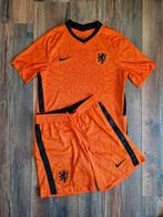 Nederlands elftal shirt + short 2020 KNVB Oranje tenue, Maat 48/50 (M), Nike, Oranje, Ophalen of Verzenden