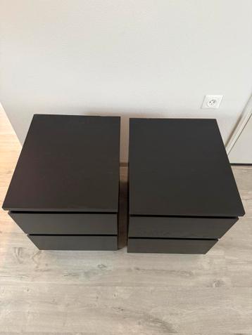 Set ikea malm nachtkastje / ladekastje - afbeelding 2