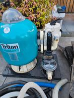 Zandfilter Triton TR-40, ESPA Circulatiepomp en Filterglas, Tuin en Terras, Zwembad-toebehoren, Gebruikt, Ophalen, Filter