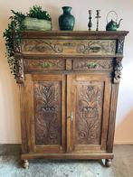 Schitterende vintage houten meidenkast, Ophalen, Zo goed als nieuw
