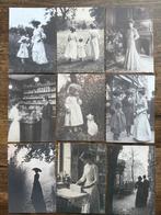16 velletjes papier en 18 stickers met vintage foto’s, Hobby en Vrije tijd, Scrapbooking, Ophalen of Verzenden, Zo goed als nieuw