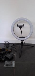 RINGLAMP MET STATIEF. STUDIO ME TIKTOK LAMP! RINGLIGHT., Ophalen of Verzenden, Zo goed als nieuw, Overige typen