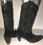 Sancho zwart geheel leren cowboy laarzen mt 37, Kleding | Dames, Schoenen, Hoge laarzen, Zwart, Ophalen of Verzenden, Zo goed als nieuw