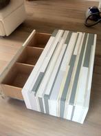 Houten verrijdbare salontafel, Gebruikt, 100 tot 150 cm, Modern, Minder dan 50 cm